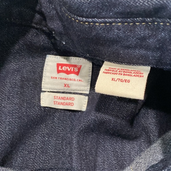 NWOT Awesome Levi’s dark indigo western button up 🔥🔥 - Picture 2 of 5
